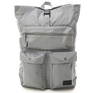 BN PUMA Sharp Backpack Book Bag in Silver with Laptop Sleeve  