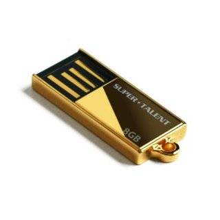 Super Talent Pico C 8 GB USB 2.0 Flash Drive STU8GPCG (Gold) by Super 