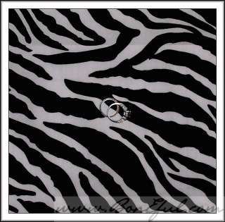   White Black Zebra Skin Stripe Animal Cotton Decor 54 Quilt Baby  