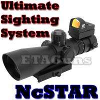 NCSTAR ULTIMATE SIGHTING SYSTEM MARK III 3 9X42IL RED DOT SCOPE COMBO 