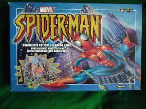 Spiderman Swing Into Action 3 D Board Game Complete  
