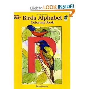  Birds Alphabet Coloring Book (Dover Nature Coloring Book 