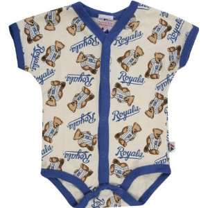 Kansas City Royals Baby All Over Print French Creeper  