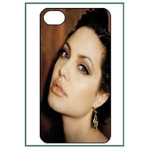 Angelina Jolie iPhone 4 iPhone4 Black Designer Hard Case 
