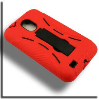 Silicone Case for Samsung Epic 4G Touch Sprint Red Skin Galaxy S II 2 