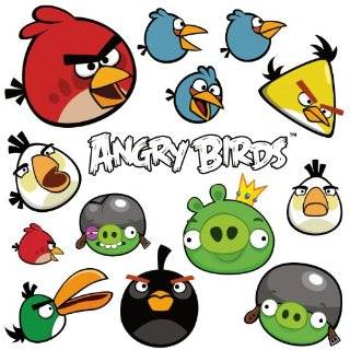 RoomMates RMK1794SCS Angry Birds Peel and Stick Wall Decals