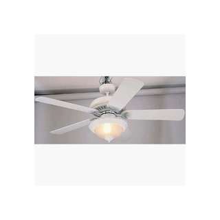  Monte Carlo 5LCR52WH Light Cast Ceiling Fan White Finish 