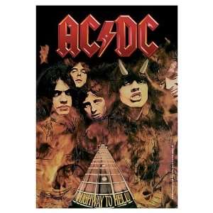  AC/DC Highway to Hell Fabric Poster Wall Hanging