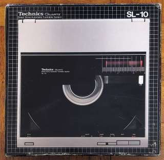 1980s Vintage Technics SL 10 Direct Drive Quartz Linear Tracking 