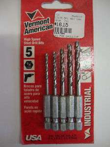 Vermont American High Speed Hex Shank Drill Bit Set  
