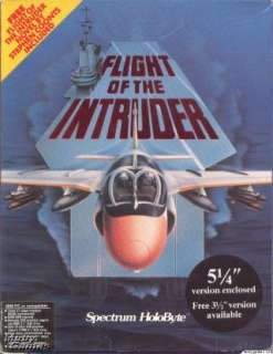 Flight of the Intruder + Manual PC jet combat sim game  