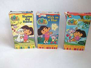 Dora VHS movies lot of 3  