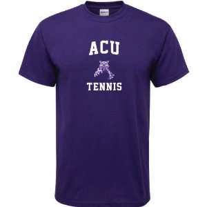   Wildcats Purple Tennis Arch T Shirt 