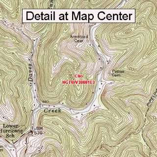   Map   Clio, West Virginia (Folded/Waterproof)