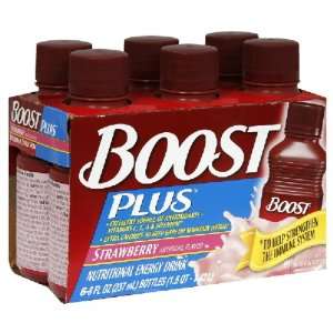  Boost Plus Nutritional Energy Drink, Strawberry, 6 ct 
