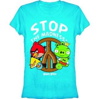 Angry Birds Stop The Madness Girls T Shirt