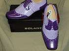 New Mens Stylin Purple & Lavender Croc Dress Shoes