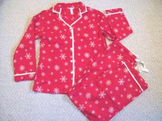 NWT GILLIGAN & OMALLEY FLANNEL PAJAMAS MISSES LARGE  