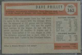 1954 Bowman 163 Dave Philley TR PSA 4 (2916)  