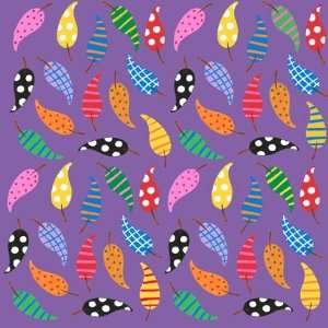   Quilting Fabric Giggle Feathers Purple Feathers Arts, Crafts & Sewing