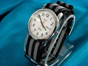 TIMEX EASY TO READ INDIGLO WATCH W/ G 10 MILITARY STRAP  