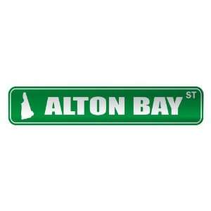   ALTON BAY ST  STREET SIGN USA CITY NEW HAMPSHIRE