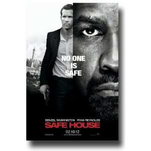 Safe House Poster   2012 Movie 11 X 17   BW Teaser 