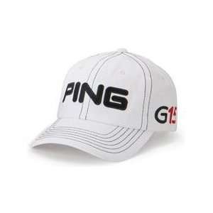  PING Tour Unstructured Golf Hat   White