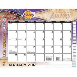  NBA Los Angeles Lakers 2012 Desk Calendar