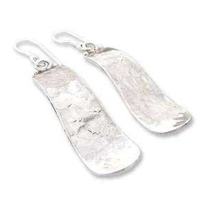  Sterling silver drop earrings, Petals from the Moon 