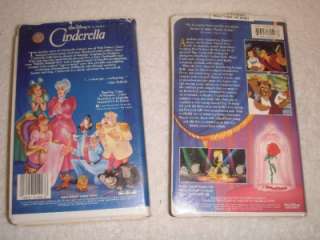 LOT OF 4 VHS Video Cartoon Kid Children Family Disney  