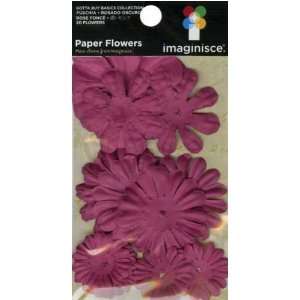  Gotta Buy Basics Paper Flowers 5 Shapes 1 To 2 20/Pkg 