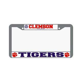  Clemson Tigers Chrome License Plate Frame *SALE* Sports 