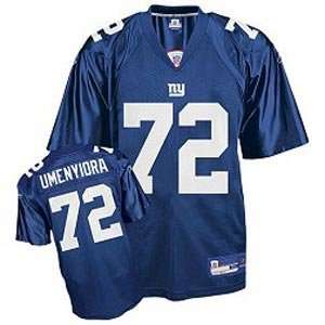 Osi Umenyiora New York Giants Replica Adult Team Color Jersey   M 