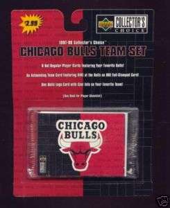 1997 1998 Collectors Choice Chicago Bulls Team Set  