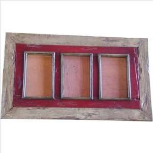   Photo Picture Frame in Bali Red and Chartreuse (Set of 2) Everything