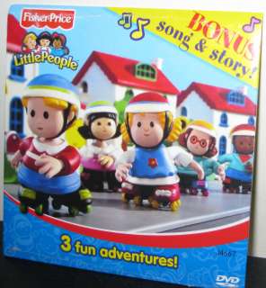Fisher Price Little People 3 Fun Adventures DVD & Song  