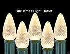 25 C9 Warm White RETRO FIT LED Christmas Light BULBS