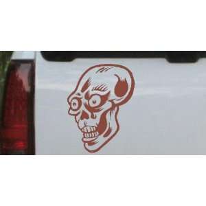   3in    Big Eyed Skull Car Window Wall Laptop Decal Sticker Automotive