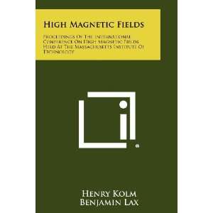   High Magnetic Fields Held At The Massachusetts Institute Of Technology