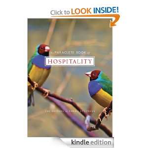 The Paraclete Book of Hospitality The Editors of Paraclete Press 