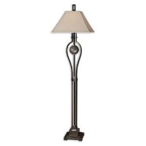 Uttermost 68 Inch Odin Lamp In Oil Rubbed Bronze Metal Surrounding A 