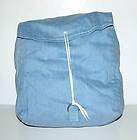 Soft Brushed Denim Blue Diaper Bag Back Pack