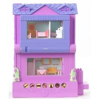 Pixel Chix 2 Story House   Pink with Purple Window