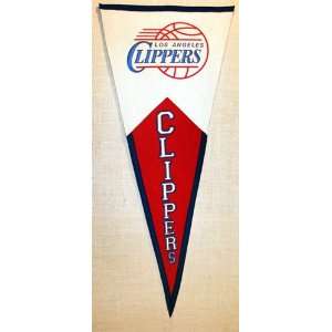 Streak Sports Los Angeles Clippers Team Pennant   Los Angeles Clippers 