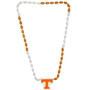  Tennessee Volunteers In Line Football Bead Necklace 