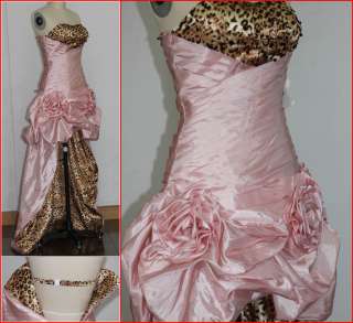 Storage Red/Pinks Leopard Prom dress Evening dress US size 4,6,8,10,12 