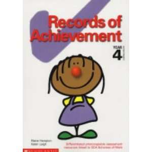  Records of Achievement for Year 4 (9780439983631) Elaine 