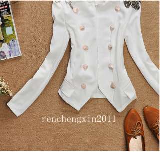 2012 fashion badges Slim handsome double breasted suit jacket  
