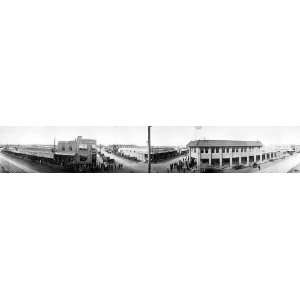  PANORAMA OF AUTOMOBILE RACE DAY IMPERIAL CALIFORNIA 1913 